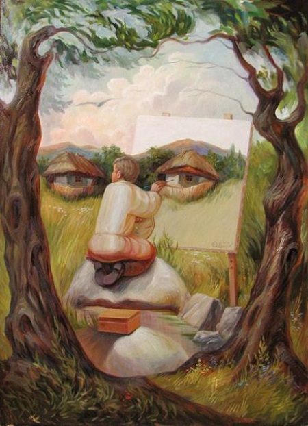 Oleg Shuplyak Optical Illusions Paintings 433229 Oleg Shuplyak Optical Illusions Paintings
