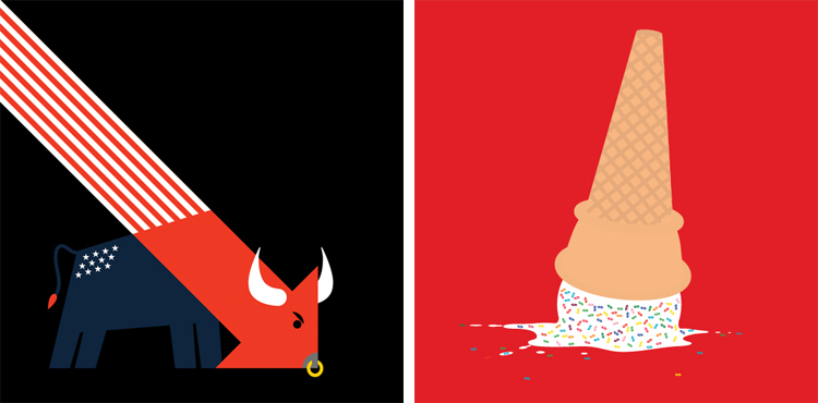 510 pic on Design You Trust 510 Funny, minimalist illustrations by Robert Samuel Hanson