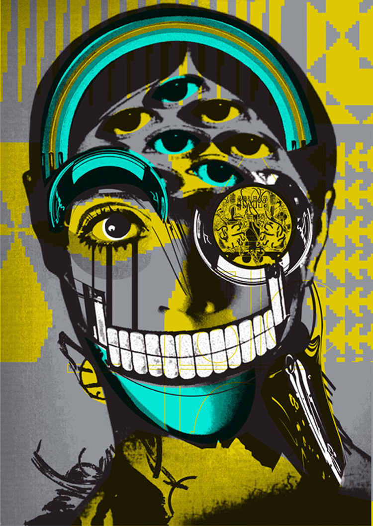 823 Pop art imagery by Luke Insect Studio