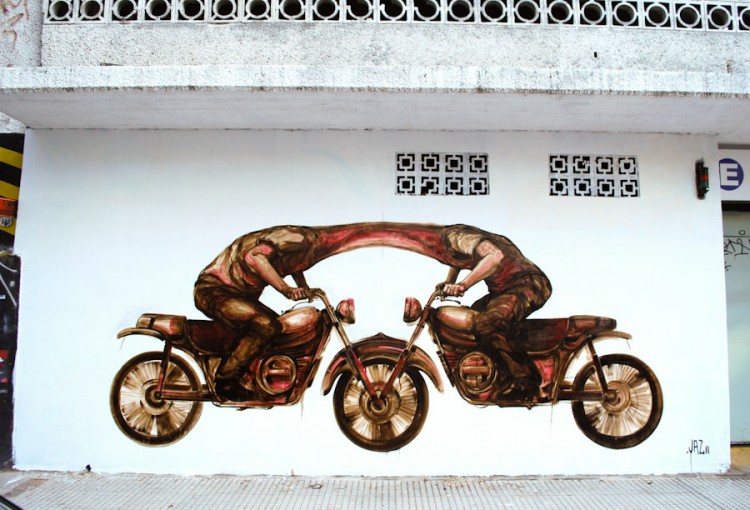 JAZ Villa Crespo Buenos Aires 2011 10002 750x510 Street Art by Jaz !