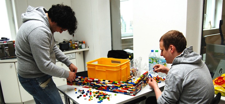 Impressive LEGO Wall Divider LegoWall3 Impressive LEGO Wall Divider