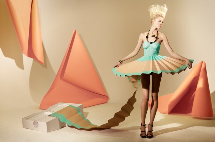 MadamePaperDress1 Fashion and creative photography by Matthew Brodie !