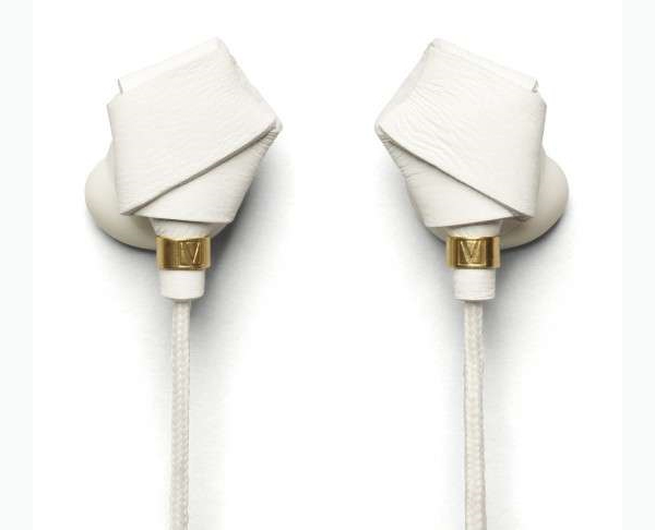 Molami earbuds white leather Molami Luxury Earphones