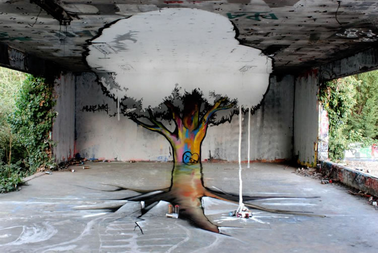 Anamorphic graffiti ! ZZ Anamorphic graffiti !