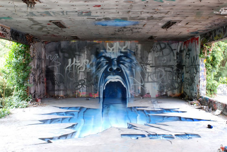 Anamorphic graffiti ! ZZZ Anamorphic graffiti !