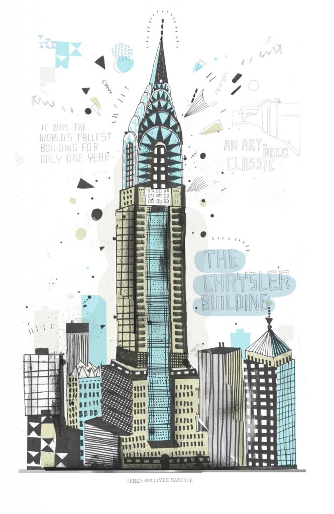 Drawing all the buildings in New York allthebuildings8 665x1024 Drawing all the buildings in New York