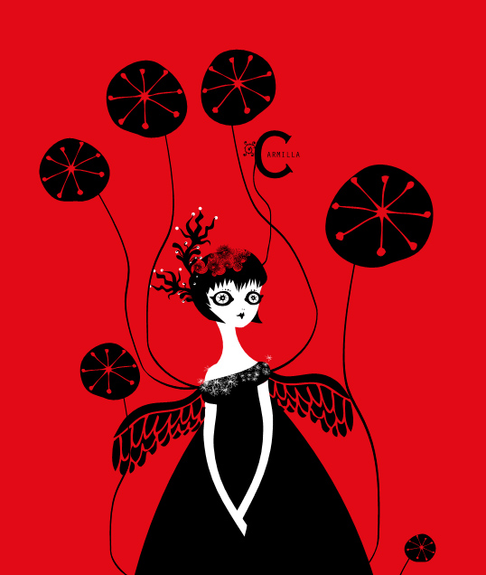carmilla Fashion Gothic Lolitas mascotte Rossocarmilla