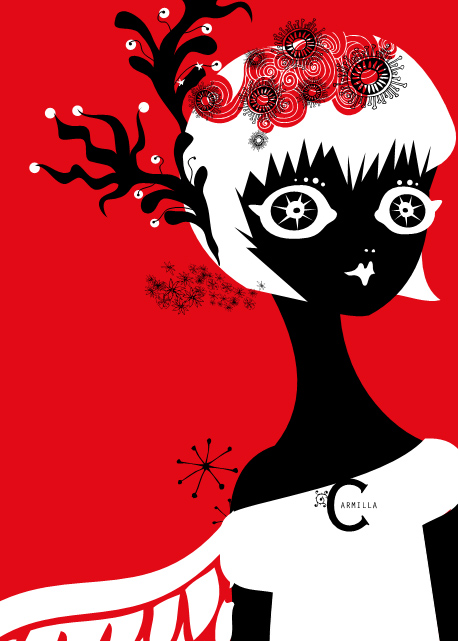 carmilla2 Fashion Gothic Lolitas mascotte Rossocarmilla
