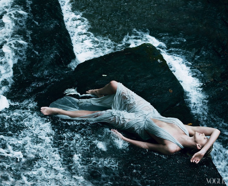 Single Charlize Theron for Vogue, December issue 2011
