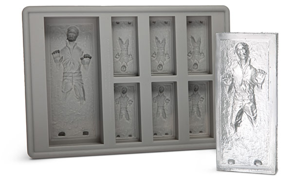 e845 han solo ice cube tray Star Wars Han Solo in Carbonite Ice Cube Tray