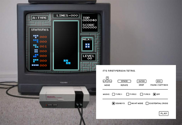 fpt 750 First Person Tetris