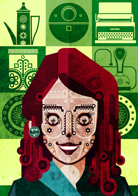 i1b86 Geometric illustrations by Jonny Wan