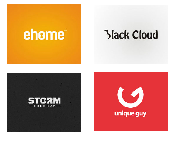 minimalism dyt Minimal Typographic Logos – Say With Less Words!