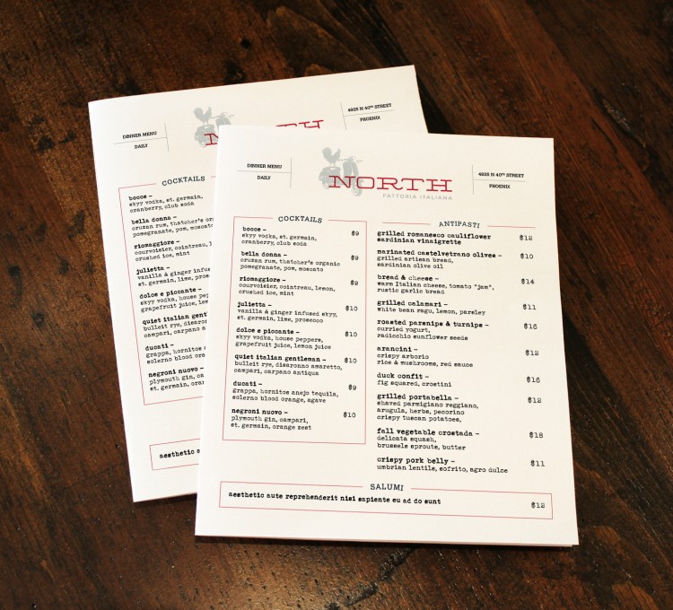 North Identity & Mural north menu outside 750x680 North Identity & Mural