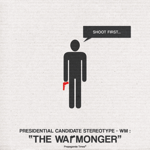 pcs warmonger Presidential Candidates Stereotypes | Who will you vote for ?