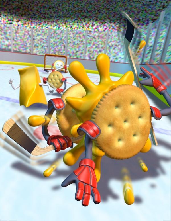 ritzbitzhockeyhires600 776 pic on Design You Trust ritzbitzhockeyhires600 776 3D Illustrations by James Shepherd