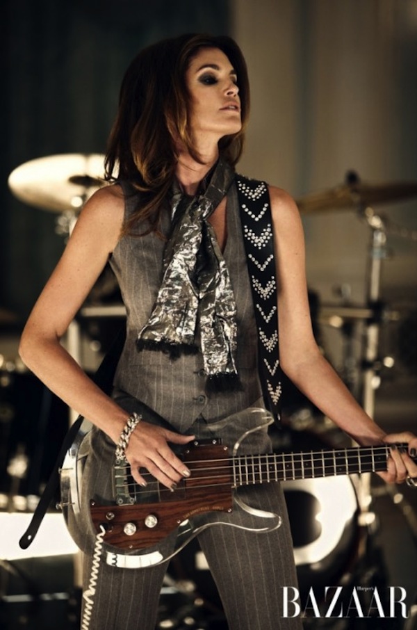 super models harpers bazaar uk december cindy crawford duran duran super durans