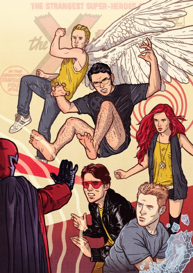 superhero hipster x men David M Buisan pic on Design You Trust superhero hipster x men David M Buisan superhero hipster