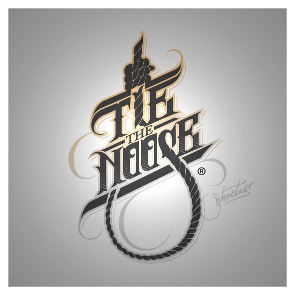 tie the noose591 591 Typography Artworks by Martin Schmetzer