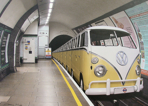 Volkswagen Hippie Van Underground