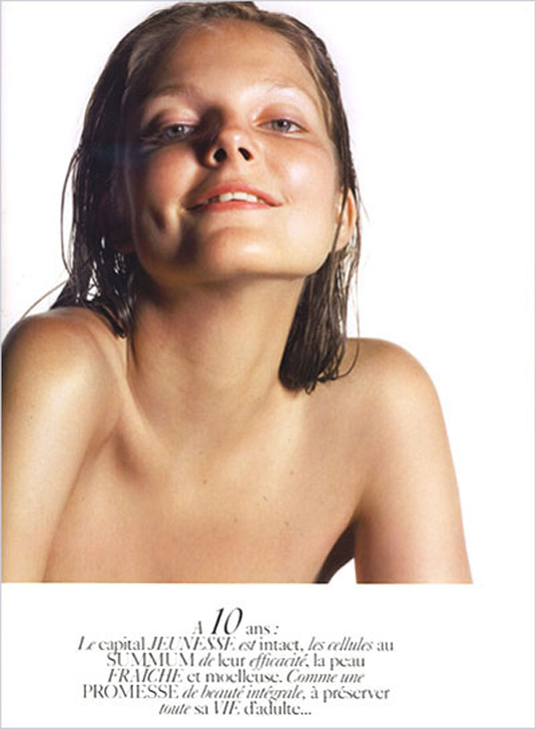 107 pic on Design You Trust 107 A 20 year old model photographed as if she were 10, 20, 30, 40, 50, and 60 years old