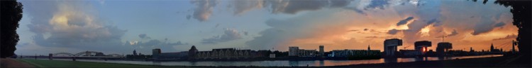 2010 08 Himmelsdrama KlausKuschek 750x97 Rheinauhafen Panorama