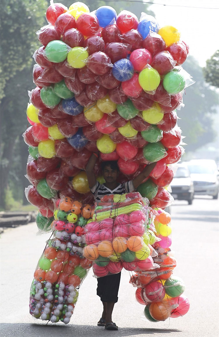 Overloaded Carts Bring Paper, Plastic, Bottles for Recylcing 311 Overloaded Carts Bring Paper, Plastic, Bottles for Recylcing
