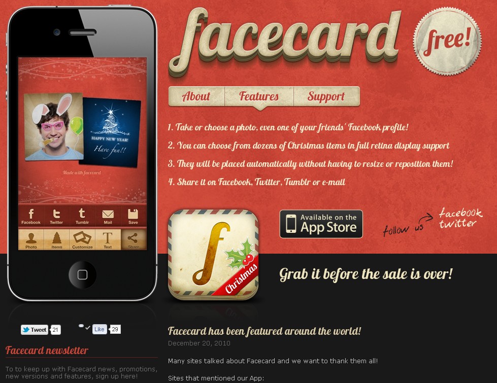 40 Excellent iPhone Application Website Designs for Inspiration 358 40 Excellent iPhone Application Website Designs for Inspiration