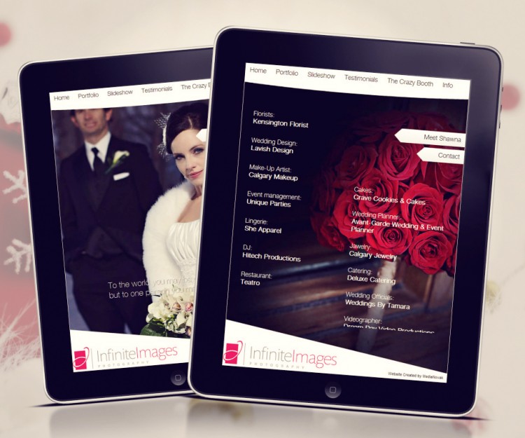 4 wedding photography html5 ipad website 750x625 pic on Design You Trust 4 wedding photography html5 ipad website 750x625 Say hello to our newest mobile website creation @MediaNovak