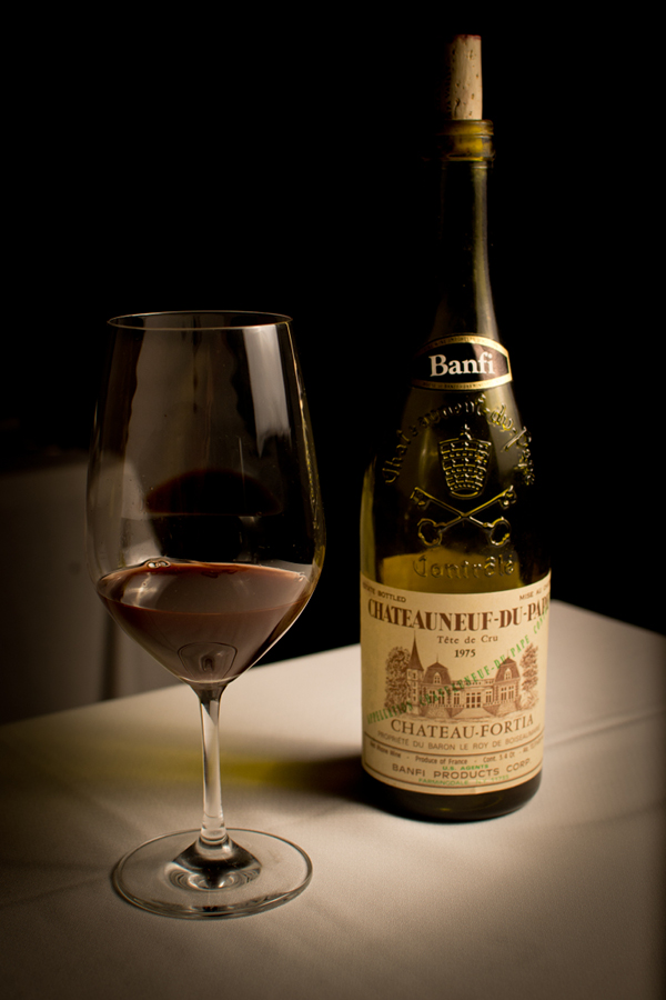Berns Steak House 11162011 1975 Chateauneuf Du Papf Americas Best Steak House   Berns Steak House