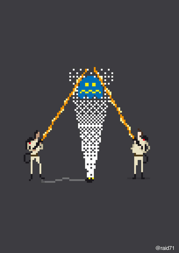 Ghost busters v2 pic on Design You Trust Ghost busters v2 Ghostbusters Vs Pacman