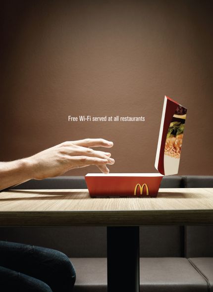 McD Wi Fi.preview 25 Creative McDonalds Ads