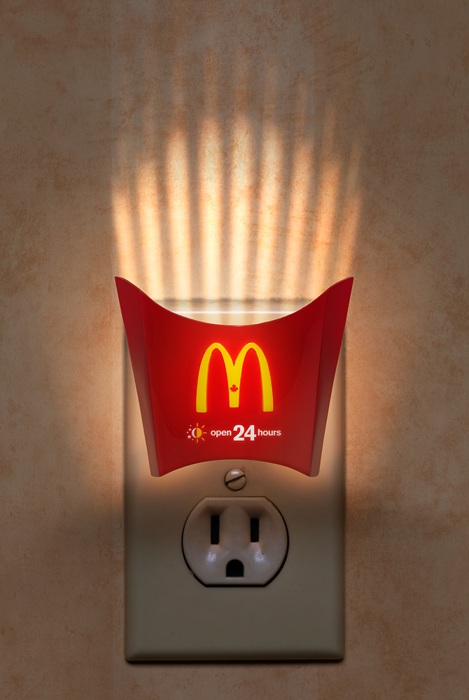 McDonalds NightLight w 25 Creative McDonalds Ads