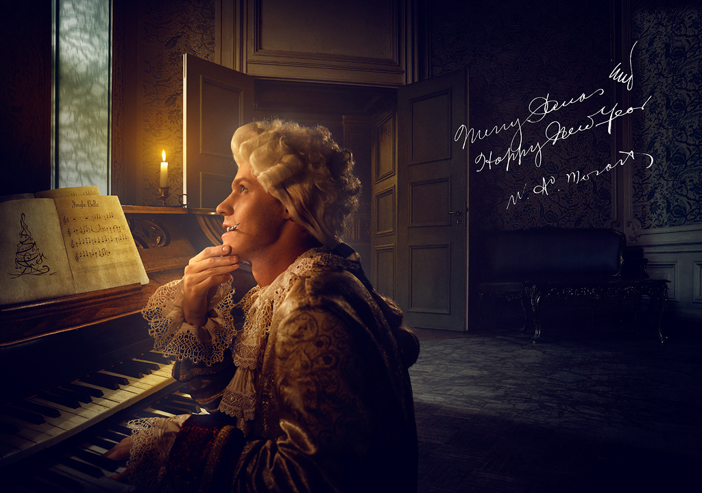 Mozart pic on Design You Trust Mozart Merry Christmas & Happy New Year by Mozart