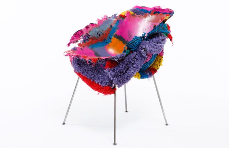 PE stripe meltdown chair1 PE stripe meltdown chair by Tom Price 
