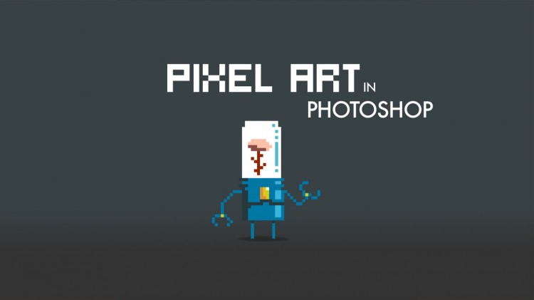Pixel Art in PSD 750x421 Creating Pixel Art in Photoshop and Illustrator