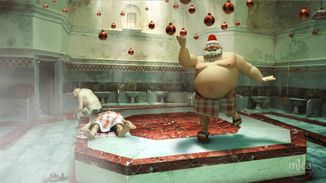 Santa 034 pic on Design You Trust Santa 034 Animated New Year card by studio Mica