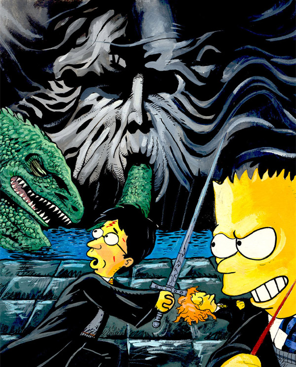 Simpsons Harry Potter Jason Fletcher pic on Design You Trust Simpsons Harry Potter Jason Fletcher Simpsonized Movies