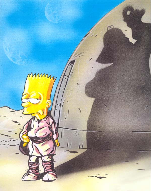 Simpsons Star Wars Jason Fletcher pic on Design You Trust Simpsons Star Wars Jason Fletcher Simpsonized Movies