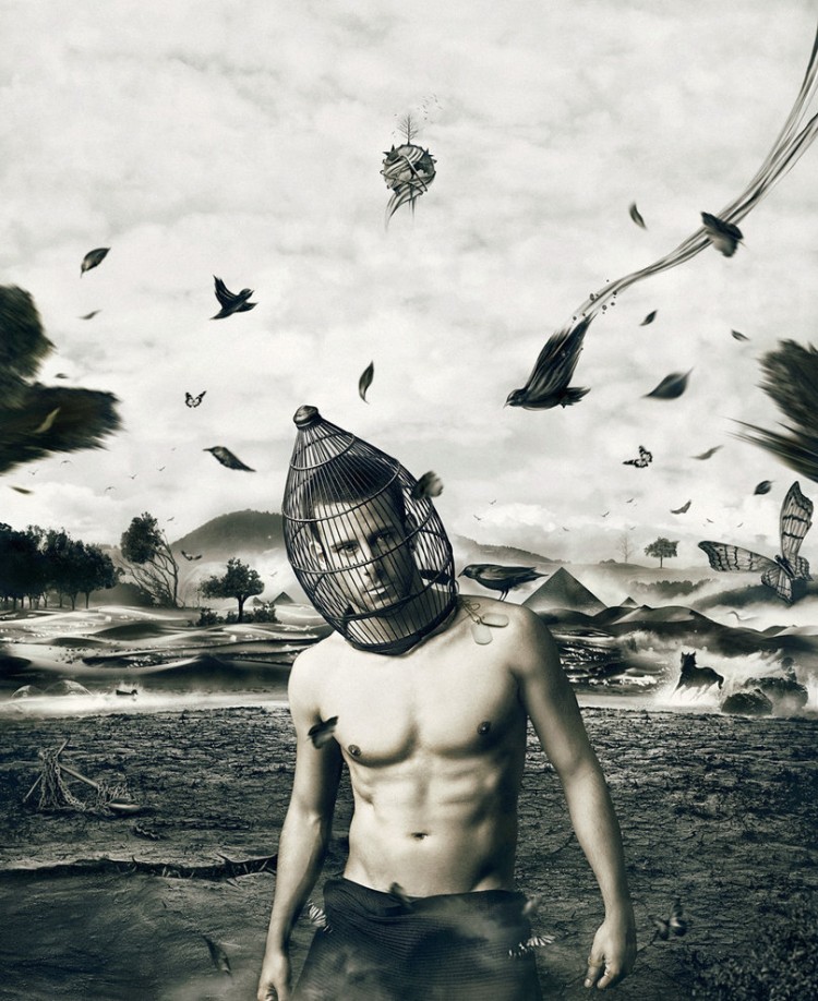 The Cage by insaneKaffeine 750x918 pic on Design You Trust The Cage by insaneKaffeine 750x918 Outstanding Works By Diego L. Rodríguez