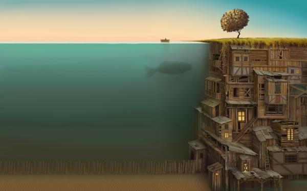 Wallpaper Whale pic on Design You Trust Wallpaper Whale 25 Beautiful Digital Wallpapers for your Desktop | Machoarts