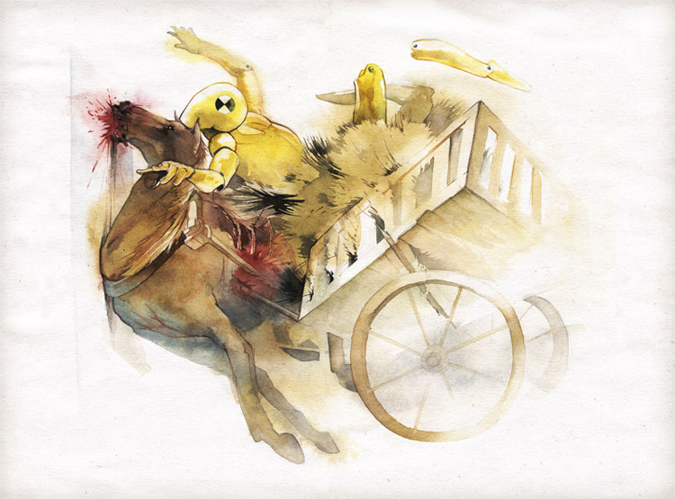 Clever and beautiful water color paintings by Reey Whaar a24 Clever and beautiful water color paintings by Reey Whaar