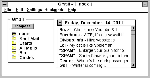 Windows 3.1 style for gmail youtube and facebook gmail inbox 3.1 Windows 3.1 style for gmail youtube and facebook