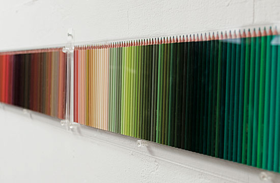 goods 7 2 pic on Design You Trust goods 7 2 Pencil Display Case: 500 Pencils becomes amazing artwork all its own