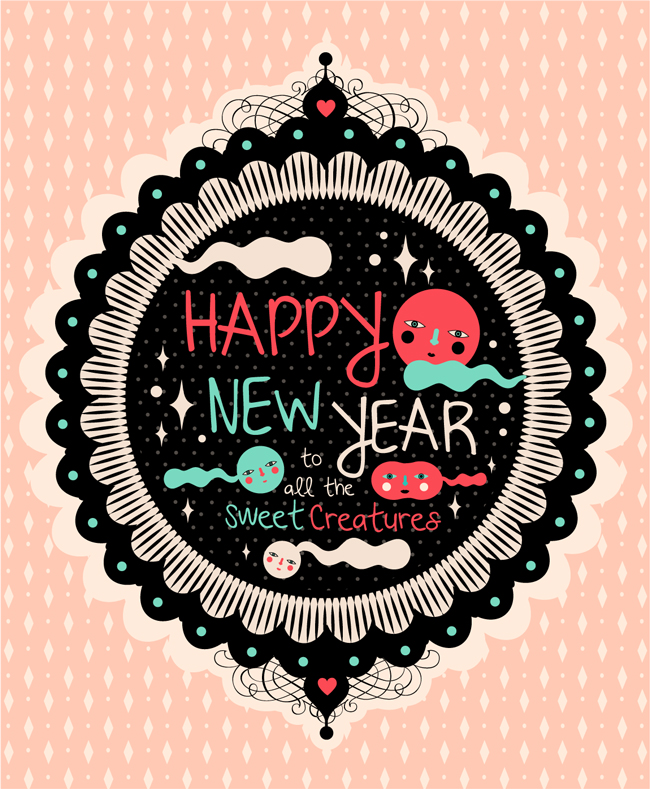 happynewyear2012b1 Happy New Year to all the Sweet Creatures by Muxxi