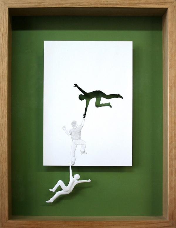 Outstanding Paper Art – Peter Callesen savinghimself1600 776 Outstanding Paper Art – Peter Callesen