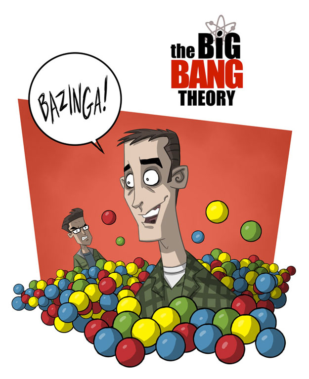 the big bang theory otis frampton bazinga big bang theory animated