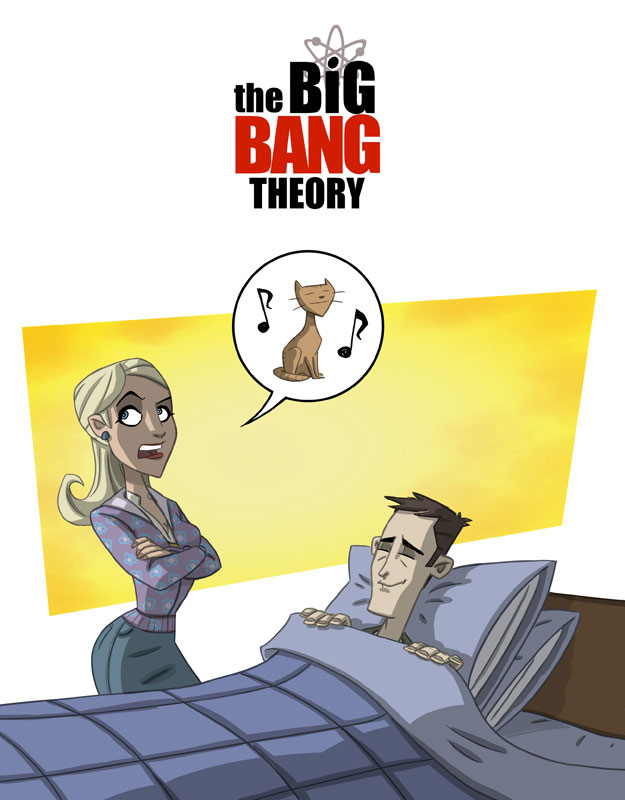 the big bang theory otis frampton kitty big bang theory animated