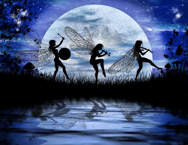 three muses600 463 Fairy Art and Silhouette by Liza Lambertini
