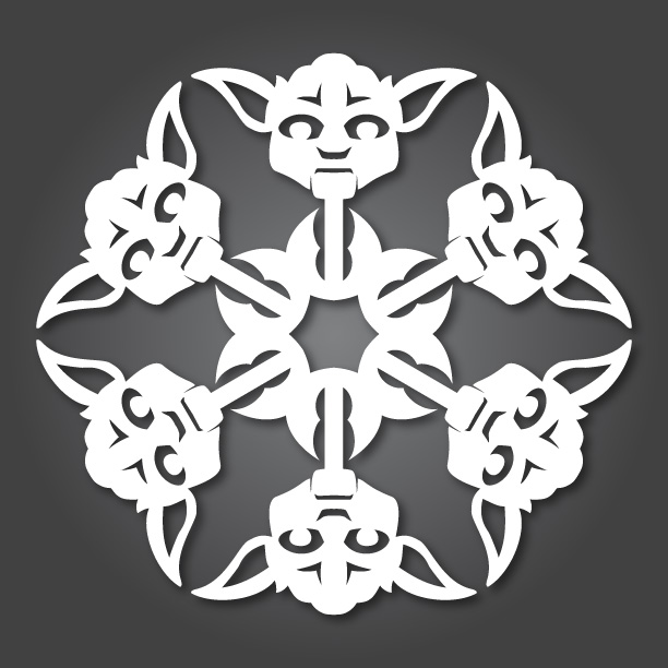 yoda star wars snowflakes star wars snowflakes